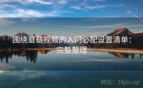 围绕蘑菇视频的入门必配设置清单：完整整理