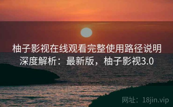 柚子影视在线观看完整使用路径说明深度解析：最新版，柚子影视3.0