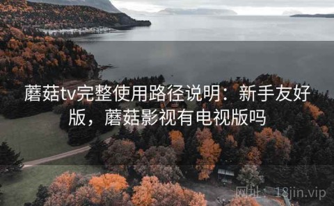 蘑菇tv完整使用路径说明：新手友好版，蘑菇影视有电视版吗