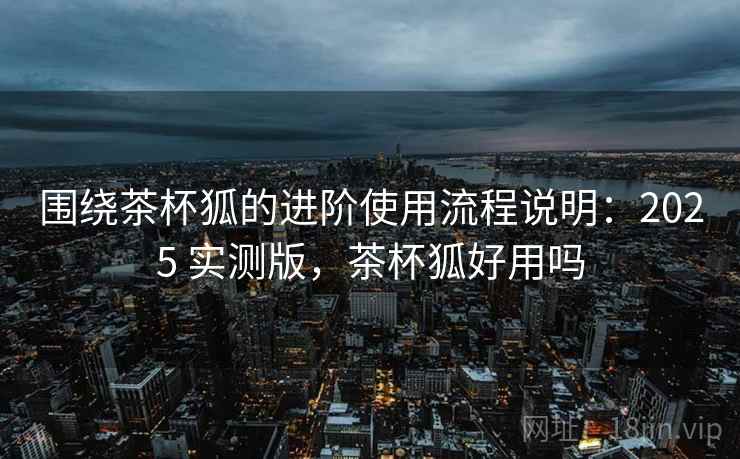 围绕茶杯狐的进阶使用流程说明:2025 实测版,茶杯狐好用吗 围绕茶杯狐的进阶使用流程说明:2025 实测版,茶杯狐好用吗