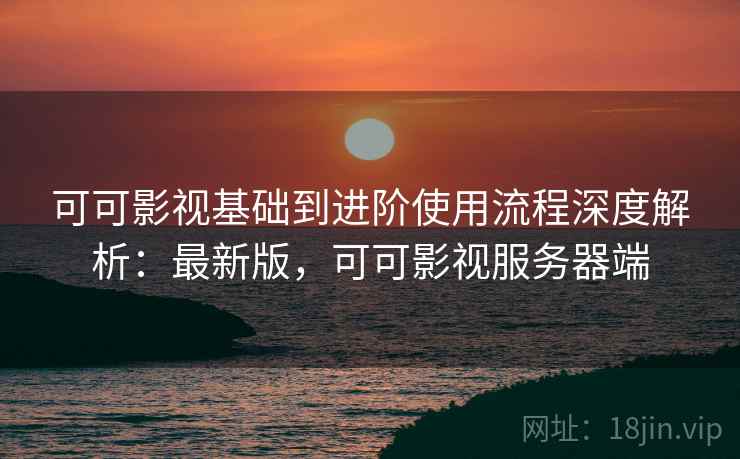 可可影视基础到进阶使用流程深度解析：最新版，可可影视服务器端